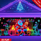 🎇🚪UV Activated Christmas Garage Door Cover Banner, Glows in Dark🔥🎉