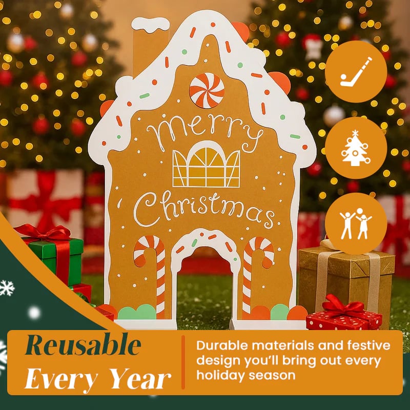 🎅🍭 Gingerbread Golf Game Set - Best Christmas Game