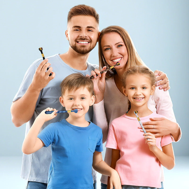 🦷Three-headed Multi-angle Cleaning Toothbrush