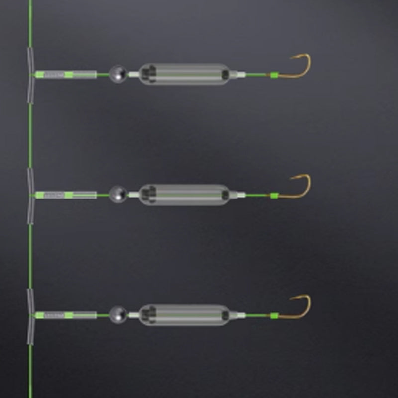 3 Hooks Anti Drift Bottom Fishing Rig