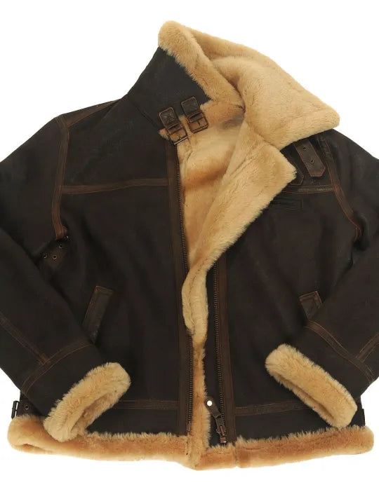 SHEEPSKIN BOMBER JACKET