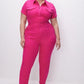 Skinny Bootcut Denim Jumpsuit