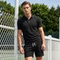 Men's Summer 2-Piece Collar Shirt & Shorts Set