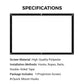 📺  High Definition Projection Screen - 120-inch Diagonal with Matte White Surface for Crystal Clear Home Cinema Experience 🎬🌟