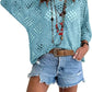 🥰Summer Sale💛Womens Bohemian-Inspired Beige Crochet Top With V-Neck