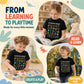 🦖👕Kids Dinosaur Alphabet Graphic T-Shirt