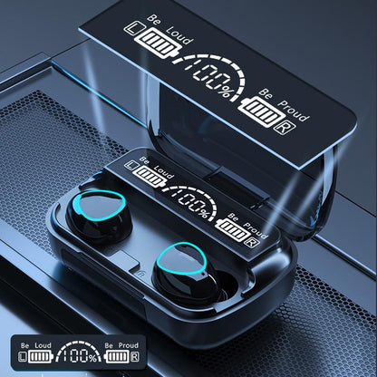 Bluetooth 5.1 Earphones Waterproof Charging Box