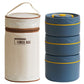Microwaveable Stainless Steel Insulated Lunch Box Set