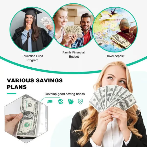 ⚡50K+ SOLD!💝Savings Challenges Book with Envelopes💸