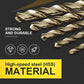 🔥High-efficiency tool favored by veteran craftsmen!Factory Outlet-99pcs Titanium Coated Drill Bit Set