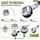 ⚙️🌿 Aluminum Trimmer Head – 4-Line Cutting & Universal Fit – Heavy-Duty & Easy Line Replacement 🏡