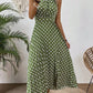 Women's Polka Dot Halter Neck Dress👗