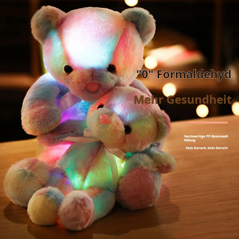 🧸Teddy Bear, Colourful LED Light, Soft Toys🌈