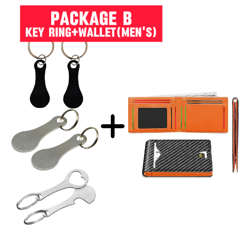 2 Pieces Stainless Steel Shopping Trolley Token Keyrings