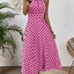 Women's Polka Dot Halter Neck Dress👗