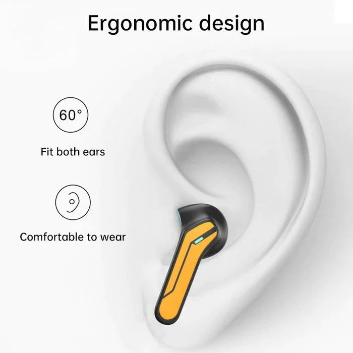 Wireless Ultra-Low Latency HI-FI Stereo Sound Noise Cancelling Earbuds