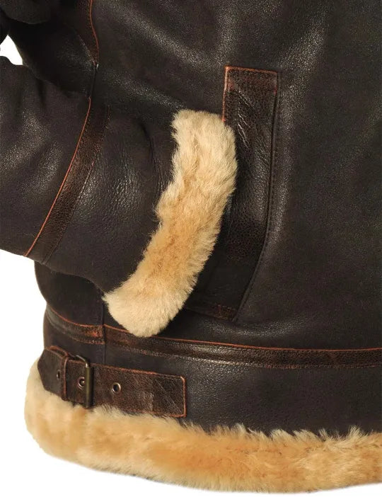 SHEEPSKIN BOMBER JACKET