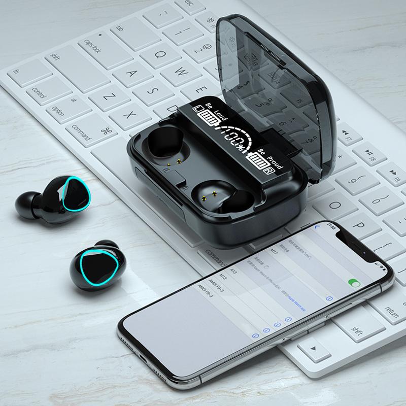 Bluetooth 5.1 Earphones Waterproof Charging Box