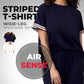 💖Side Stripe Short Sleeve T-Shirt & Wide Leg Joggers Set