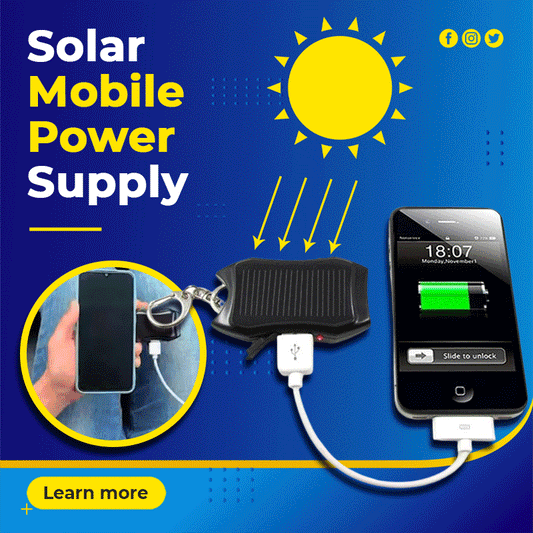 💥1200mAH Solar Power Bank Keychain-👍 BUY 2 GET 1 FREE💥