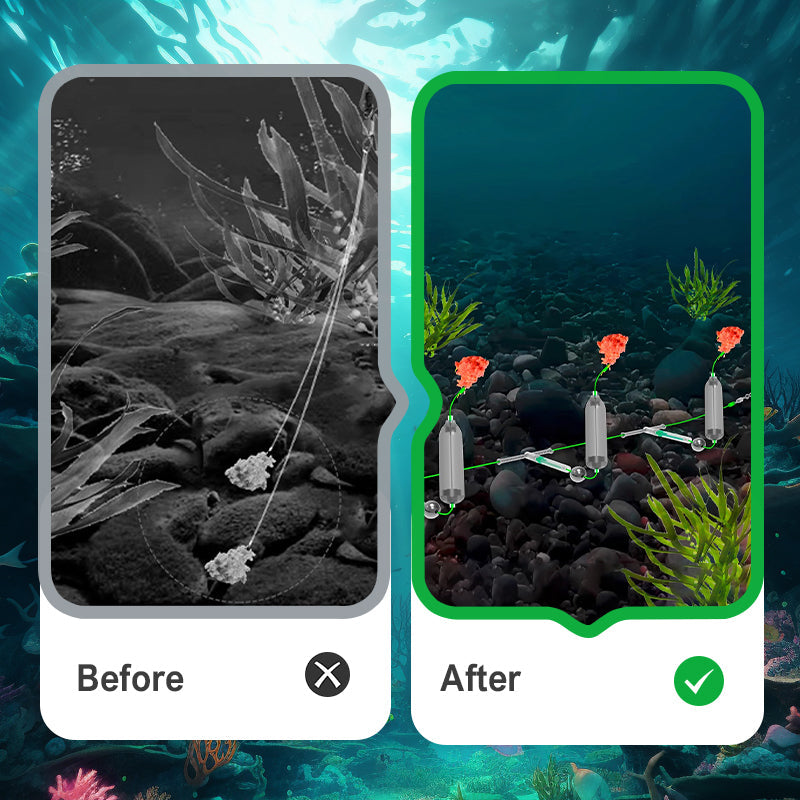 3 Hooks Anti Drift Bottom Fishing Rig