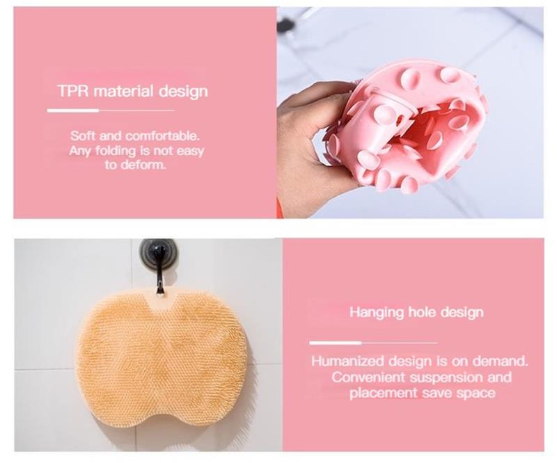 🔥Shower Foot & Back Scrubber, Massage Pad✨