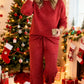 ✨🎅Last-Minute Christmas Offers 🎄⏰Women's Glitter Pullover Sweater & Pants 2-Piece Set