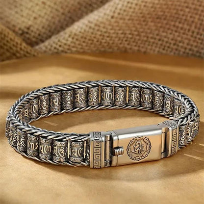 Six Character Truth-Prayer Wheel Bracelet⛓️