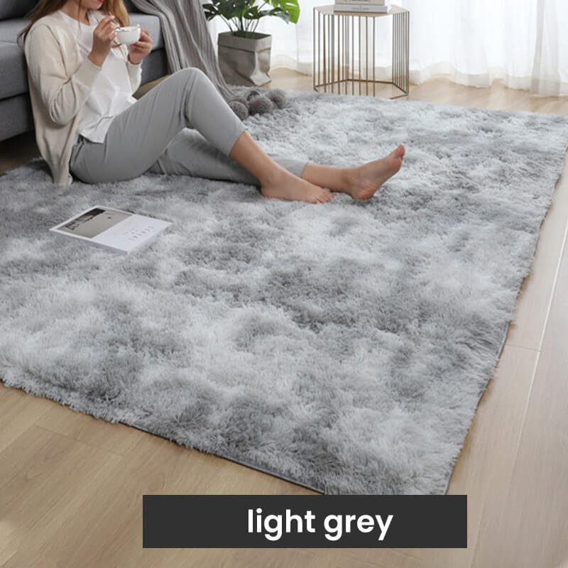 🔥 Gradient Color Plush Floor Mat