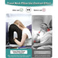 Inflatable Ergonomic Hollow-Cutout Travel Pillow – PVC Flocking, Quick Inflate, With Storage Bag ✨