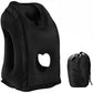 Inflatable Ergonomic Hollow-Cutout Travel Pillow – PVC Flocking, Quick Inflate, With Storage Bag ✨