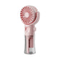 🌀✨ Portable Rechargeable Handheld Misting Fan – Nano-Mist, 4 Speeds, Type-C, Quiet