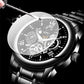 🔥Men's Waterproof Roman Skeleton Automatic Mechanical Watch