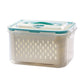 2 in 1 Draining Fresh-Keep Food Container