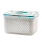 2 in 1 Draining Fresh-Keep Food Container