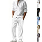 👔 Men’s Shirt & Pants Set – Casual, Breathable Linen, Relaxed Fit ✨