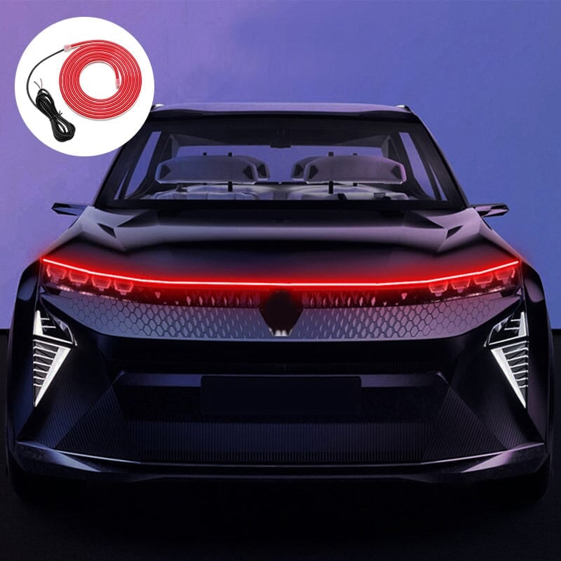 🔥【Dynamic Scan HoodBeam Kit】Light Up Your Hood With Hypnotic Smooth Scanning Effects! ✨🚗