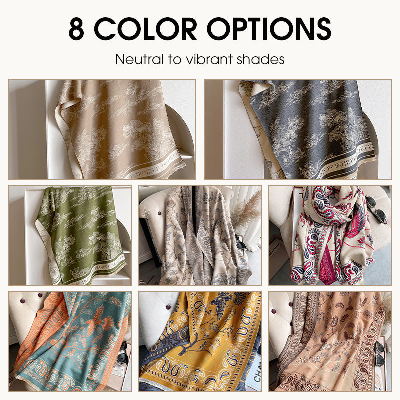 Artistic Patterned Warm Scarf