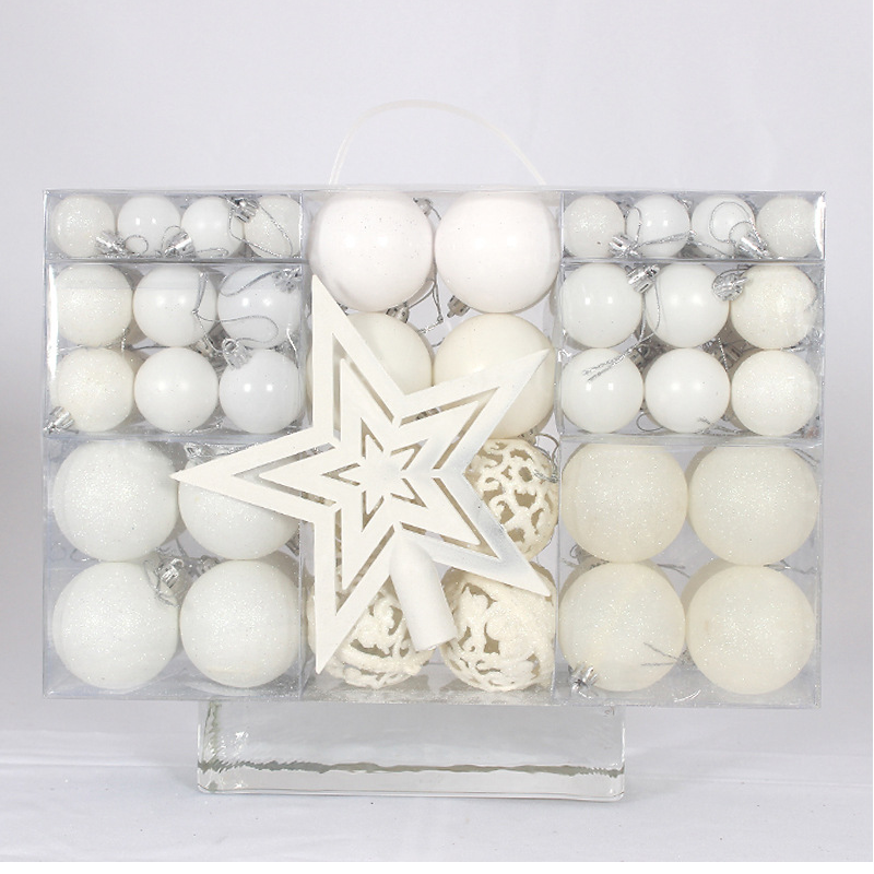 101PCS Christmas Tree Baubles Ornament Set
