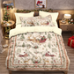 ✨ Festive Christmas 3-Piece Duvet Cover Set - Soft Brushed Polyester with Holiday Patterns for Cozy Seasonal Decor 🛏️❤️
