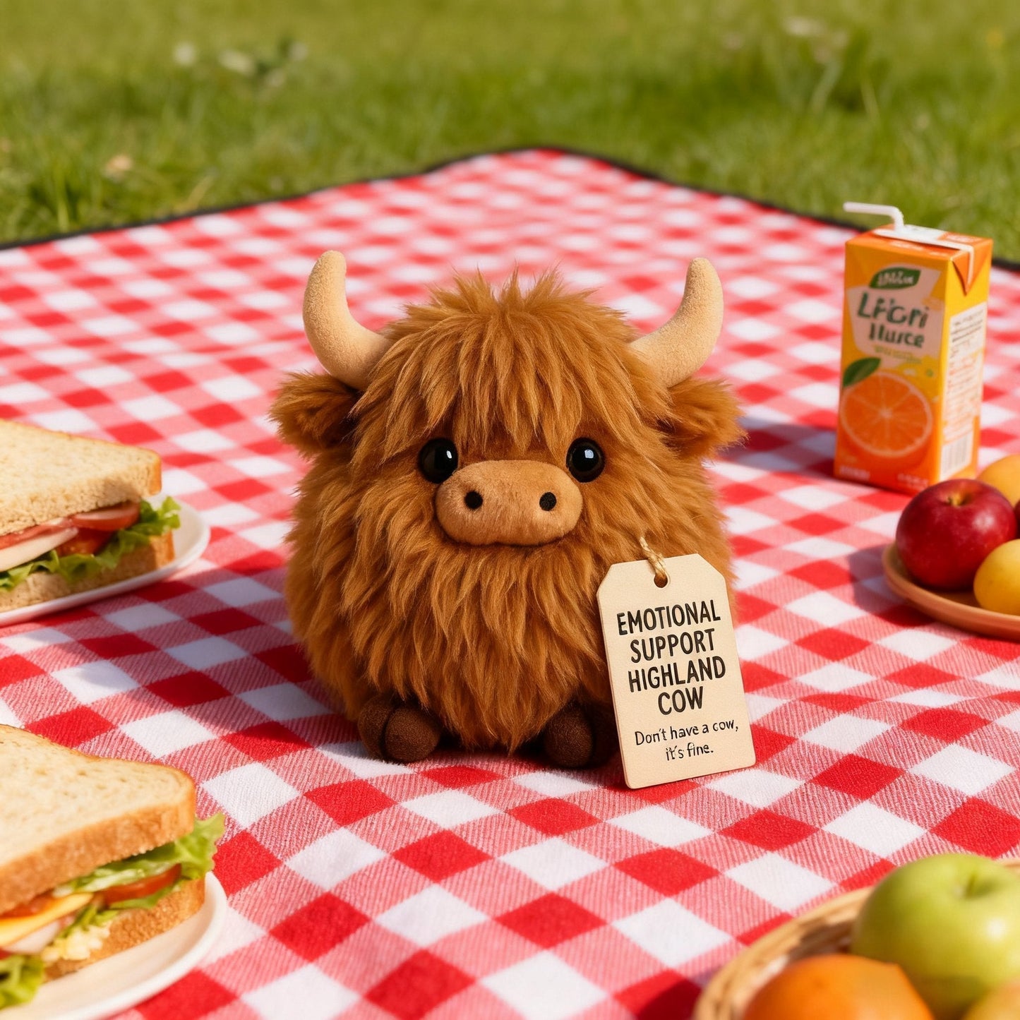 🔥 Motional Support Highland Cow Plush🎉