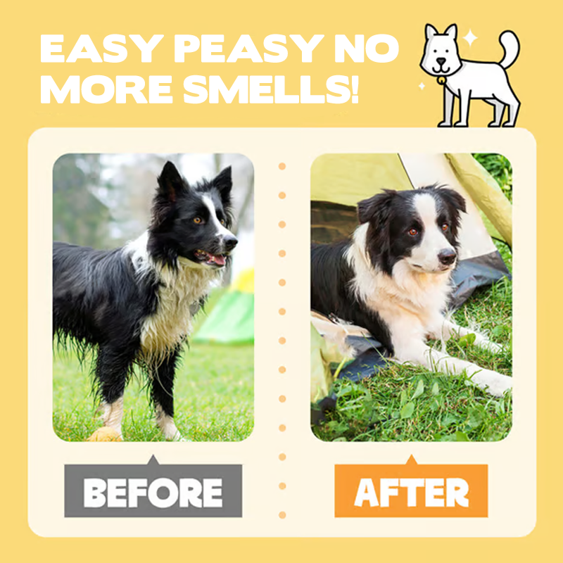 Rinse-Free Pet Cleaning Deodorizing Gloves