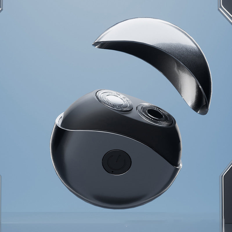 ✨ Portable Multifunctional Electric Shaver – Dual ring blades, IPX4 waterproof and compact UFO design 🪒⚡