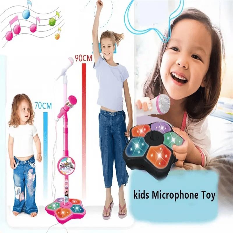 🎤✨Microphone Toy, Karaoke Machine Toy with Light