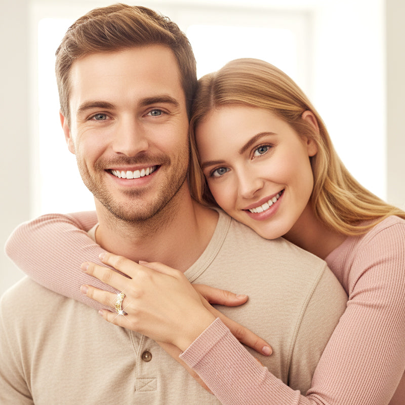 Full Circle Sparkling Zircon Fashion Ring💍