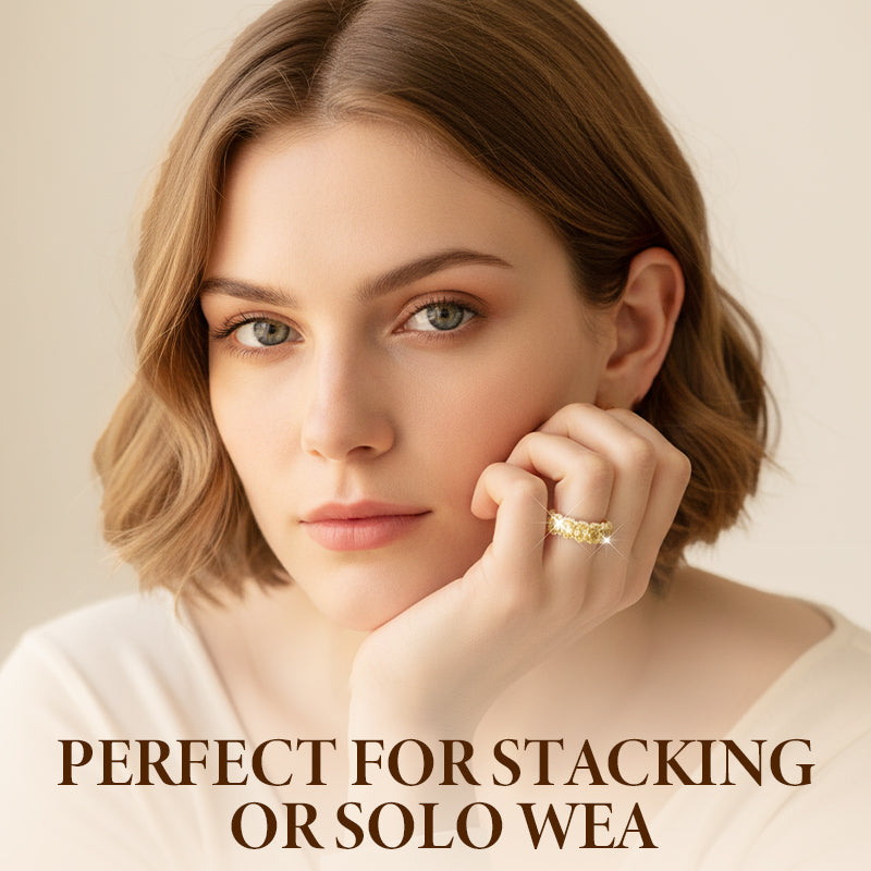 Full Circle Sparkling Zircon Fashion Ring💍