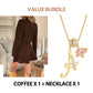 ✨💓Women's Mock Neck Knit A-Line Mini Dress