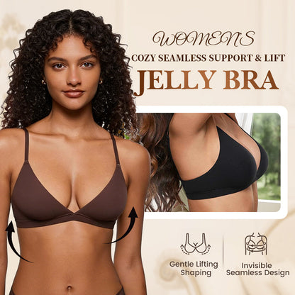 💞Women's Wire-Free Jelly Support Triangle Bralette