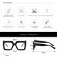 Chic Oversized Square Blue Light Blocking Glasses