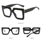 Chic Oversized Square Blue Light Blocking Glasses